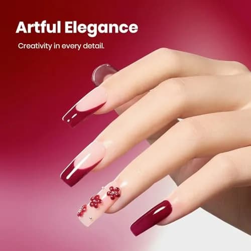 Beetles Gel Polish Burgundy Bliss 15ml (0.51 Fl Oz) | Salon Quality Soak-Off UV/LED Gel Nail Polish thumbnail 6