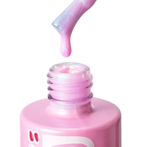 Beetles Pearl Gel Nail Polish 15ml | Pink Nebula Glow Shimmer - main product image