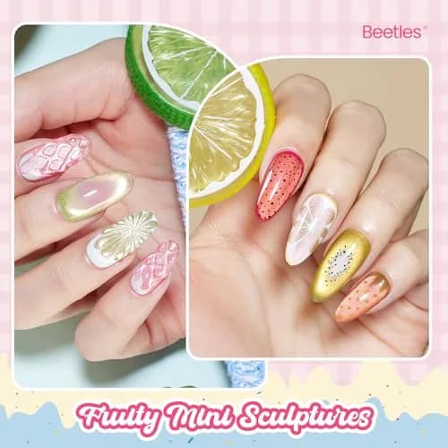 beetles Gel Polish Fruit Magnet Cat Eye Set 6 Colors | Long-Lasting Glossy UV/LED Cure thumbnail 4