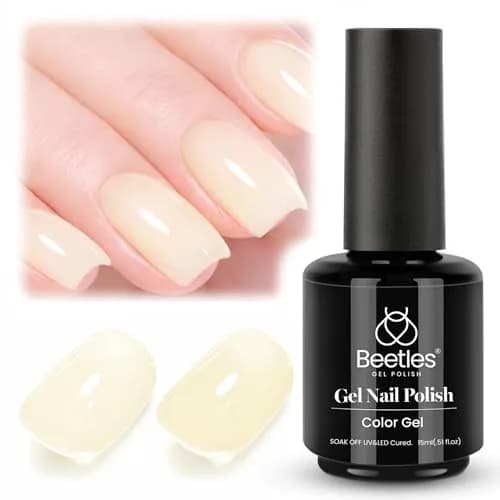 Beetles Butter Veil Yellow Jelly Gel Nail Polish 15ml | Sheer Translucent Effect - main product image