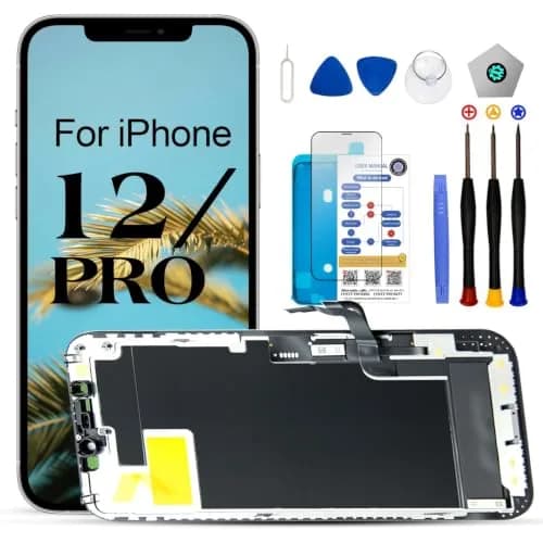 EFAITHLIFE iPhone 12/12 Pro Screen Replacement 6.1 inch LCD Display with Tools, 1080P FHD thumbnail 1