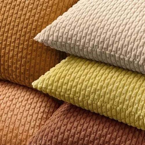 K KEVIN TEXTILE Soft Corduroy Lumbar Pillow Cover 24"x14" | Modern Boho Decor (70-120 chars) thumbnail 4