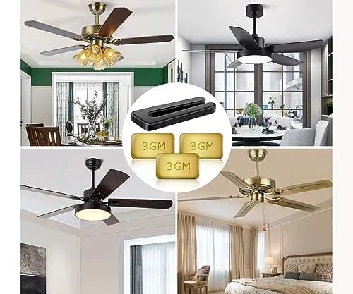 HFYHWT Ceiling Fan Balancing Kit with 10 Clips & 30 Metal Weights | 40-Piece Set for Wobble Reduction thumbnail 7