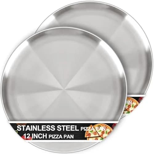 AWTBDP 12 Inch Pizza Pan for Oven | Non-Stick Stainless Steel Bakeware (30cm) thumbnail 1