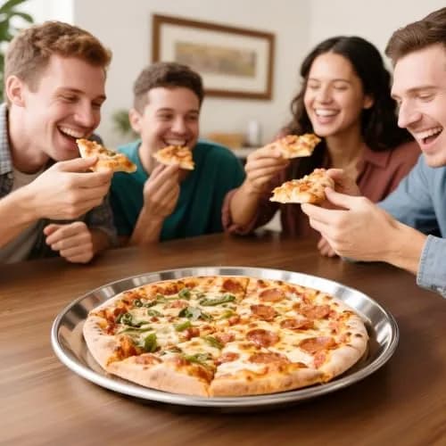 AWTBDP 12 Inch Pizza Pan for Oven | Non-Stick Stainless Steel Bakeware (30cm) thumbnail 9