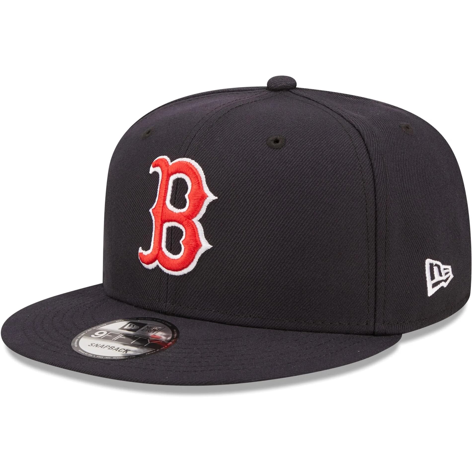New Era Unisex-Adult MLB 9Fifty Team Color Logo Adjustable Snapback Cap One Size Fits All - Boston Red Sox Navy | Classic MLB Style — Boston Red Sox - Navy