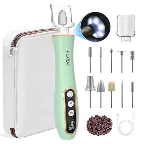 Hoxida Professional Cordless Electric Nail Drill Kit with 360° LED Light & 10 Speeds | 20,000 RPM thumbnail 1