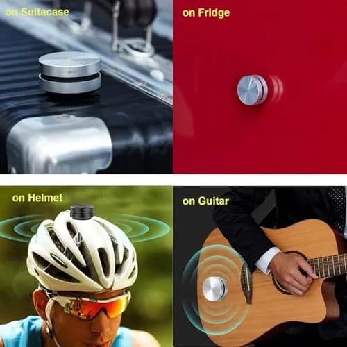Bigvapor Bone Conduction Speaker 2Pcs Silver | Wireless Portable Stereo Sound thumbnail 6