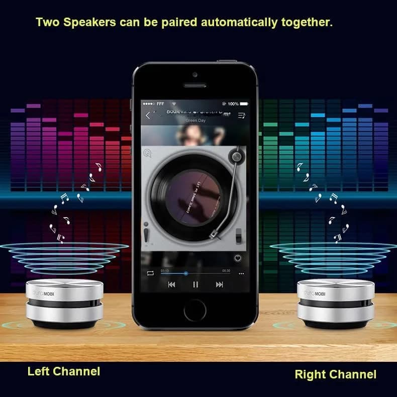 Bigvapor Bone Conduction Speaker 2Pcs Silver | Wireless Portable Stereo Sound thumbnail 4