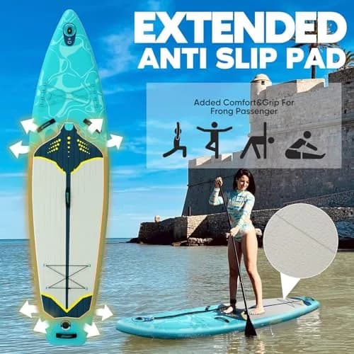 EGGORY Inflatable Paddle Board 11 ft | Versatile Water Sports Gear for Adults thumbnail 5