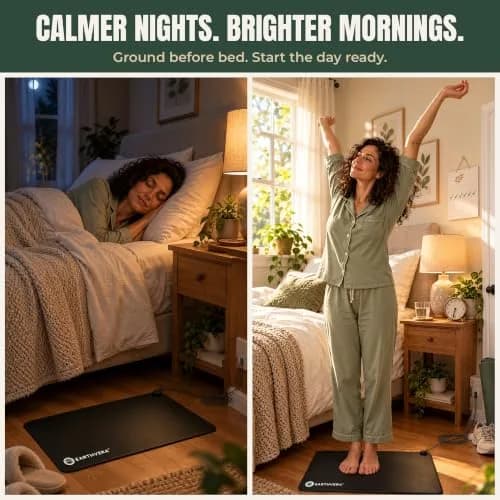 EARTHVERA Grounding Mat for Sleep, Feet & Desk | Supports Deep Sleep & Wellness thumbnail 7