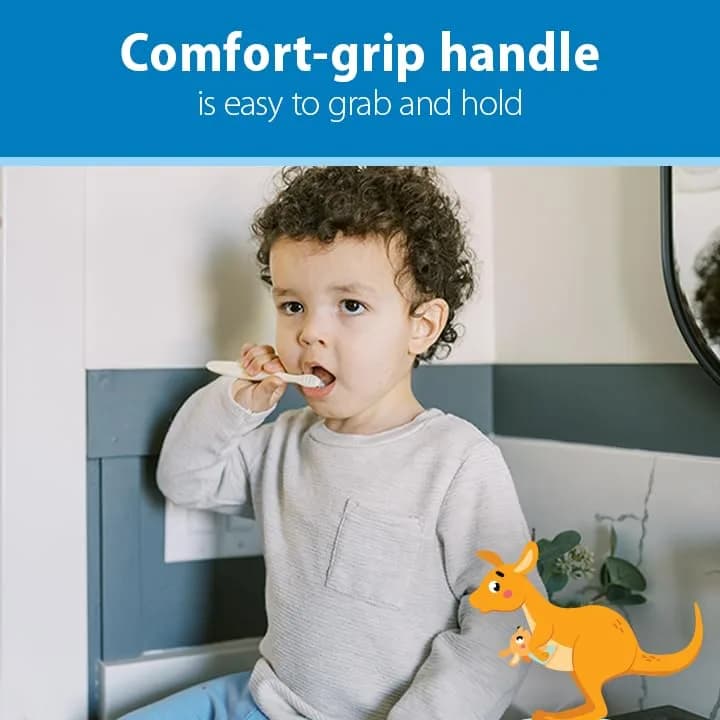 Dr. Brown's Infant-to-Toddler Toothbrush Set, Soft & Gentle Manual Toothbrushes for Baby, 4-Pack | BPA Free, 0-3 Years thumbnail 6