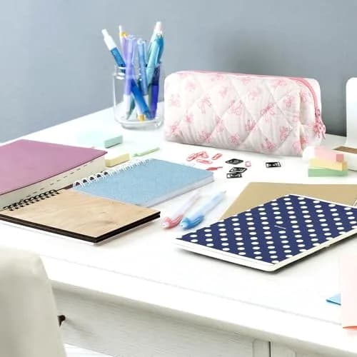 Sherr Coquette Bow Pencil Case Pink Bow 7.48 Inch | Lightweight & Travel Friendly thumbnail 5