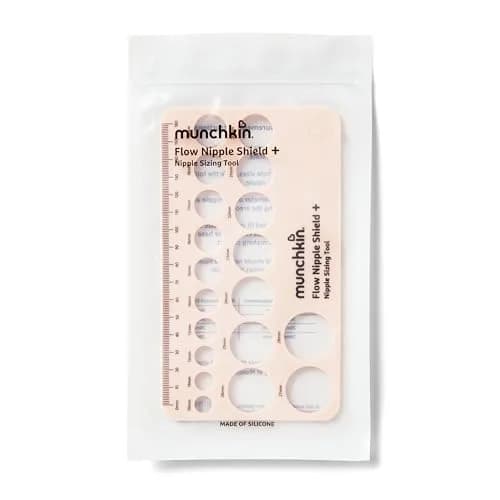 Munchkin Nipple Ruler Sizing Tool Pink | Helps Breastfeeding Moms Buy The Right Size thumbnail 5