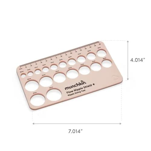 Munchkin Nipple Ruler Sizing Tool Pink | Helps Breastfeeding Moms Buy The Right Size thumbnail 7
