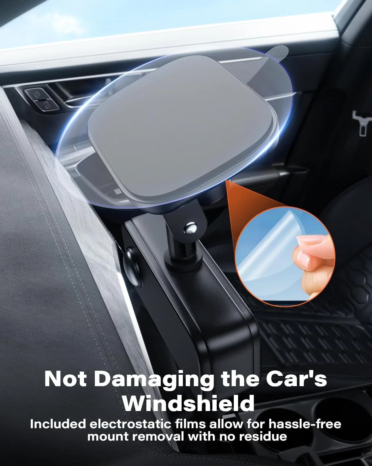 APPS2Car 3M VHB Double Sided Adhesive Pads 1.48" x 2.04" (8 Pack) | Strong Hold for Car Mounts & Accessories - view 3