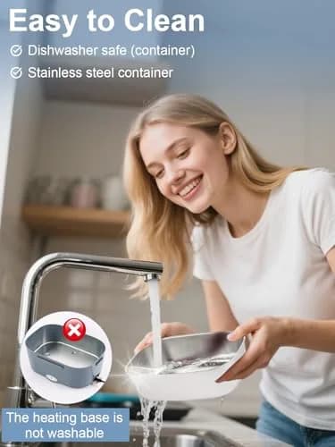 NestDin Electric Lunch Box 1.5L | Rapid 80W Heating, Leakproof & Food-Grade Steel thumbnail 5