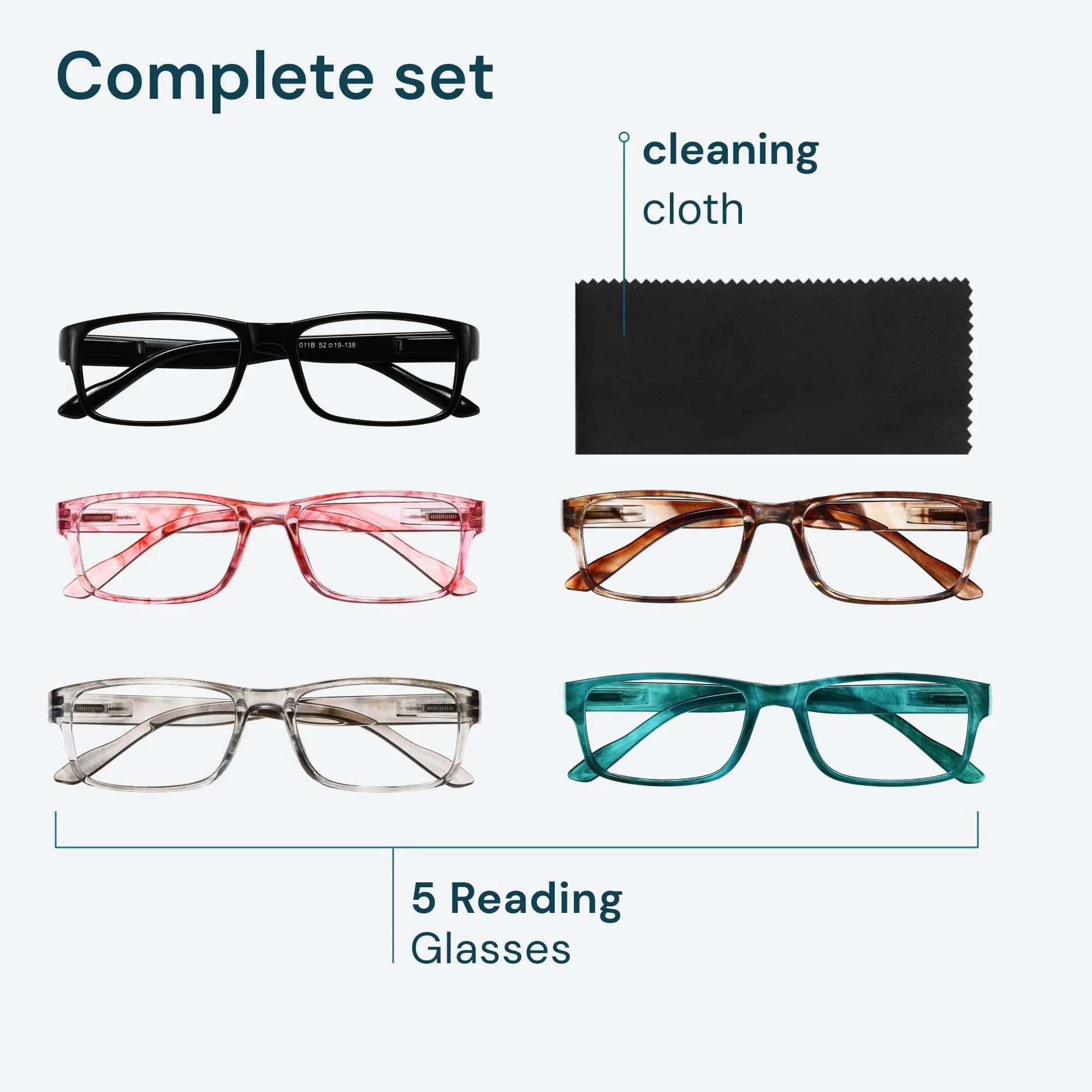 Gaoye Blue Light Blocking Reading Glasses 5-Pack | All-Day Computer Readers thumbnail 8