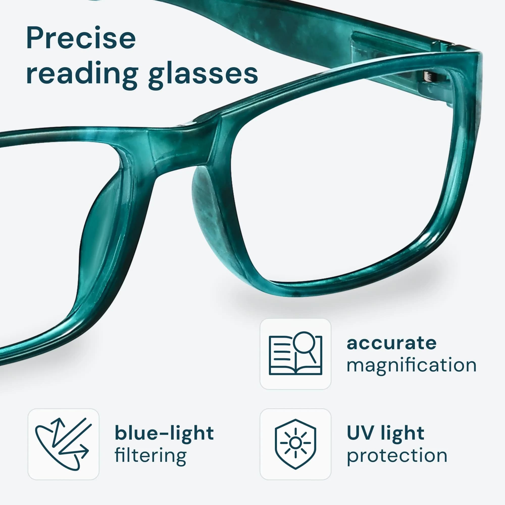Gaoye Dawn Stones 5-Pack Blue Light Reading Glasses | All Day Computer Readers - view 2