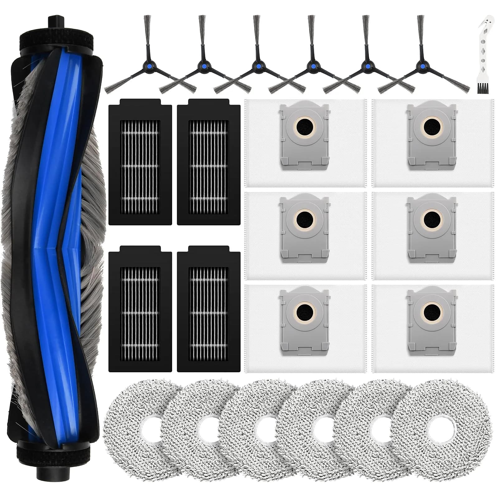 KTNAid 24 Pcs Vacuum Accessories Kit for Ecovacs Deebot T50 Pro Omni/T50 Omni/Gen2 | Value Pack for Efficient Cleaning - main product image