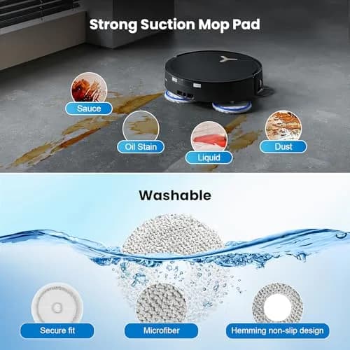 KTNAid 24 Pcs Vacuum Accessories Kit for Ecovacs Deebot T50 Pro Omni/T50 Omni/Gen2 | Value Pack for Efficient Cleaning thumbnail 7