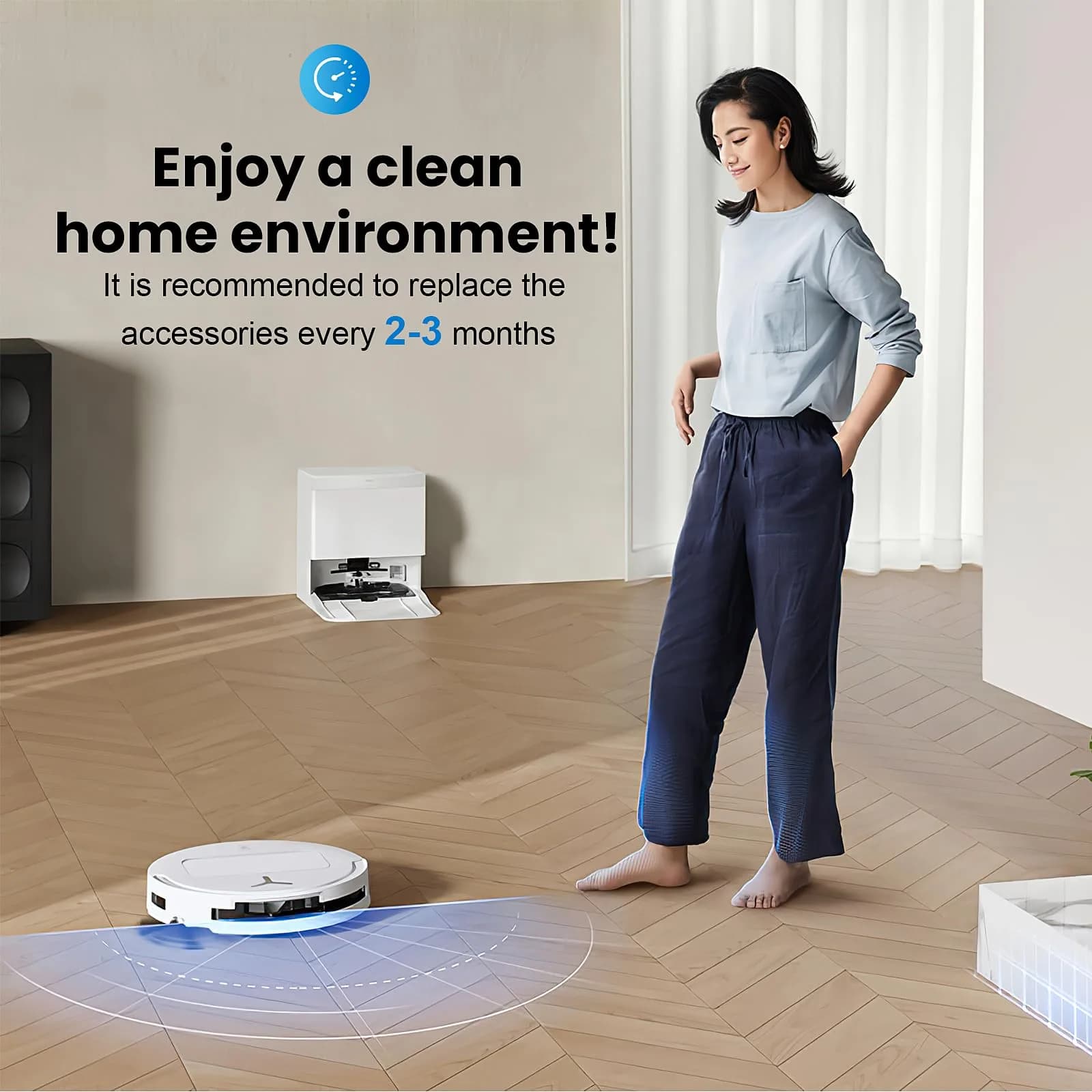 KTNAid 24 Pcs Vacuum Accessories Kit for Ecovacs Deebot T50 Pro Omni/T50 Omni/Gen2 | Value Pack for Efficient Cleaning - view 8