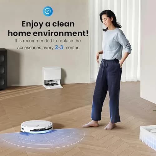 KTNAid 24 Pcs Vacuum Accessories Kit for Ecovacs Deebot T50 Pro Omni/T50 Omni/Gen2 | Value Pack for Efficient Cleaning thumbnail 8