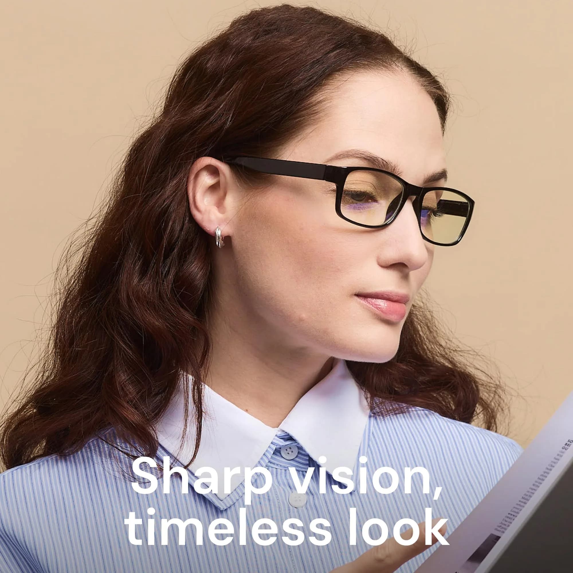 Gaoye 2.0 Professional Reading Glasses with Blue Light Protection, 5-Pack, 2.00x Magnification | Classic Rectangular Frames - view 3