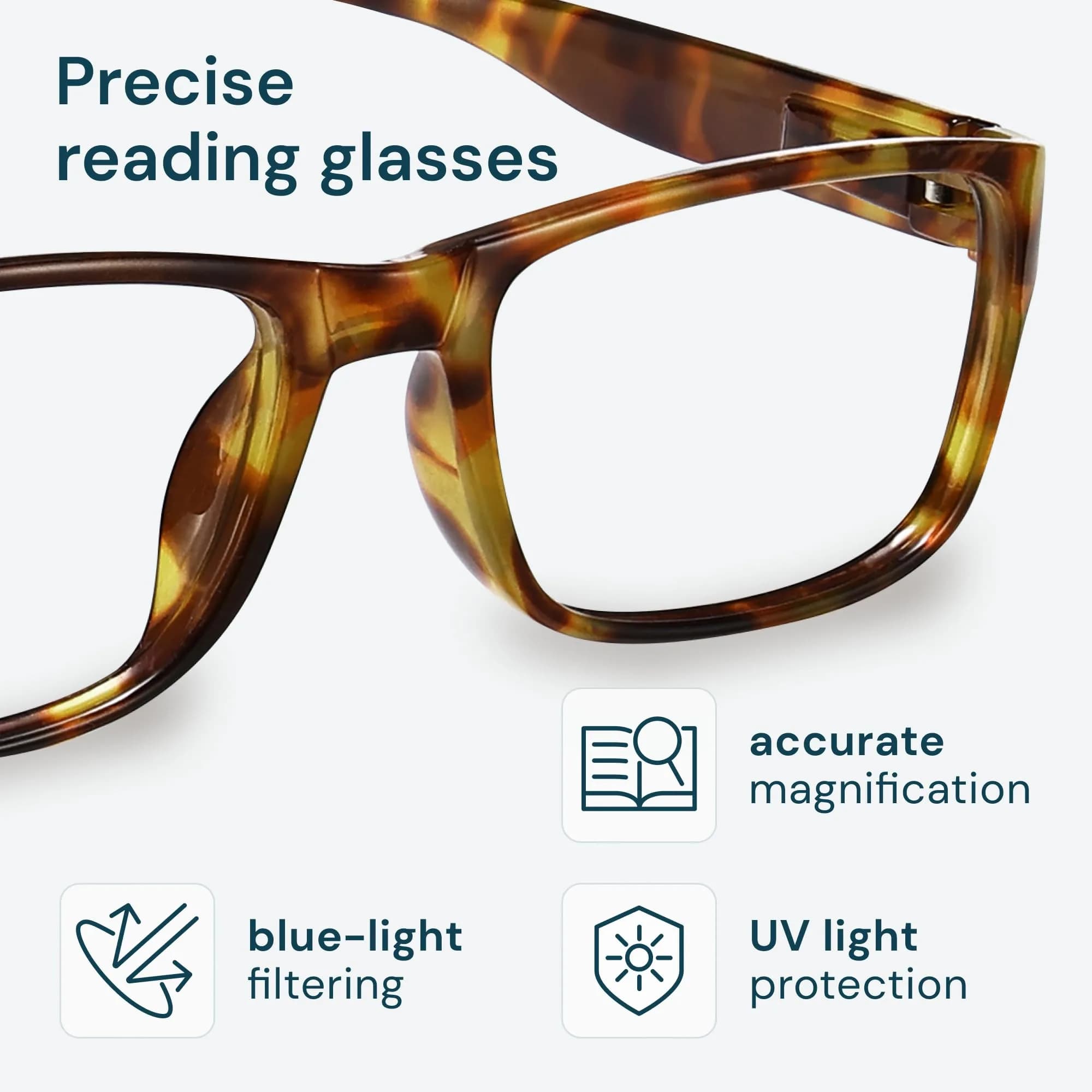 Gaoye Bold Fusion 5-Pack Reading Glasses with Blue Light Protection | All-Day Comfort Readers - view 2