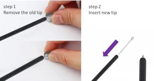 Qenw Z Fold 6/5 Slim S Pen Fold Edition Replacement Compatible Galaxy Z Fold6 / Fold5 Phones Only, Slim 1.5mm Tip, 4096 Pressure Levels thumbnail 4