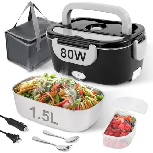 NestDin 80W Electric Lunch Box for Adults 1.5L | Portable, Leakproof & Heats in 25-40 mins thumbnail 1