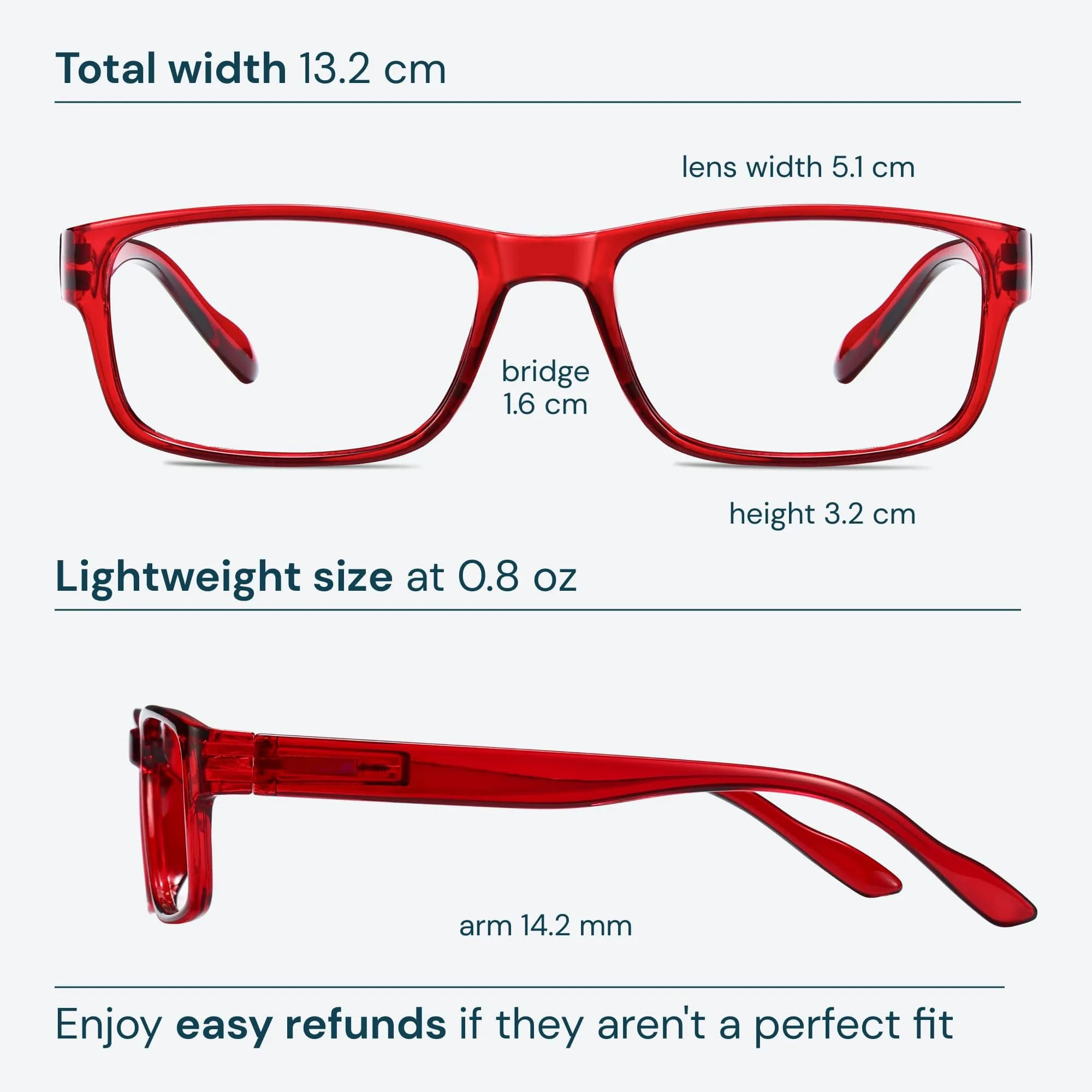 Gaoye Blue Light Reading Glasses 2.25x Magnification (5-Pack) | Anti-Blue Light for All-Day Computer Use - view 6