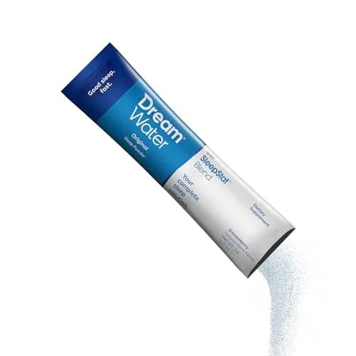 Dream Water Sleep Powder 60-Count | Sugar-Free, Gluten-Free, Natural Flavors, GABA, Melatonin, 5-HTP thumbnail 6