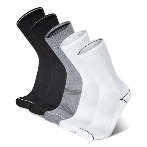 Champion Men's Crew Athletic Socks | Moisture-Wicking, Cushioned Fit (6-12.5 US Men) thumbnail 1