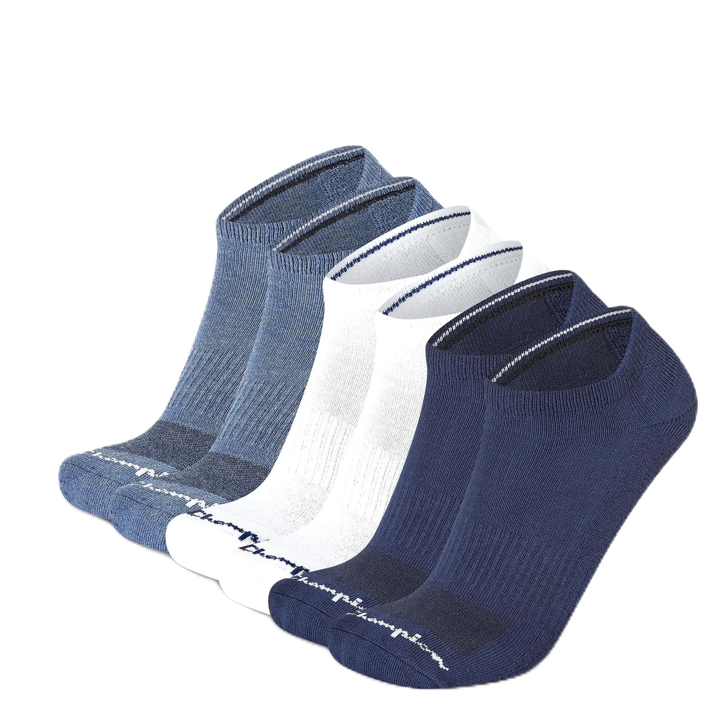Champion Men's Low Cut Athletic Socks 6-Pack | Moisture-Wicking, Cushioned Fit for Men in India