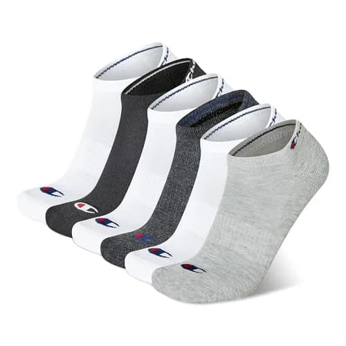 Champion Men’s Low Cut Athletic Socks 6-Pack | Moisture-Wicking, Cushioned Fit for Men thumbnail 1