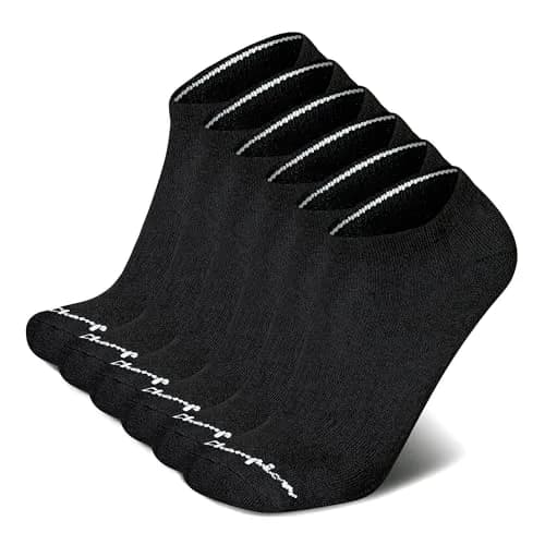 Champion Men's Low Cut Athletic Socks 6 Pack | Moisture-Wicking, Durable, Comfortable Fit thumbnail 1