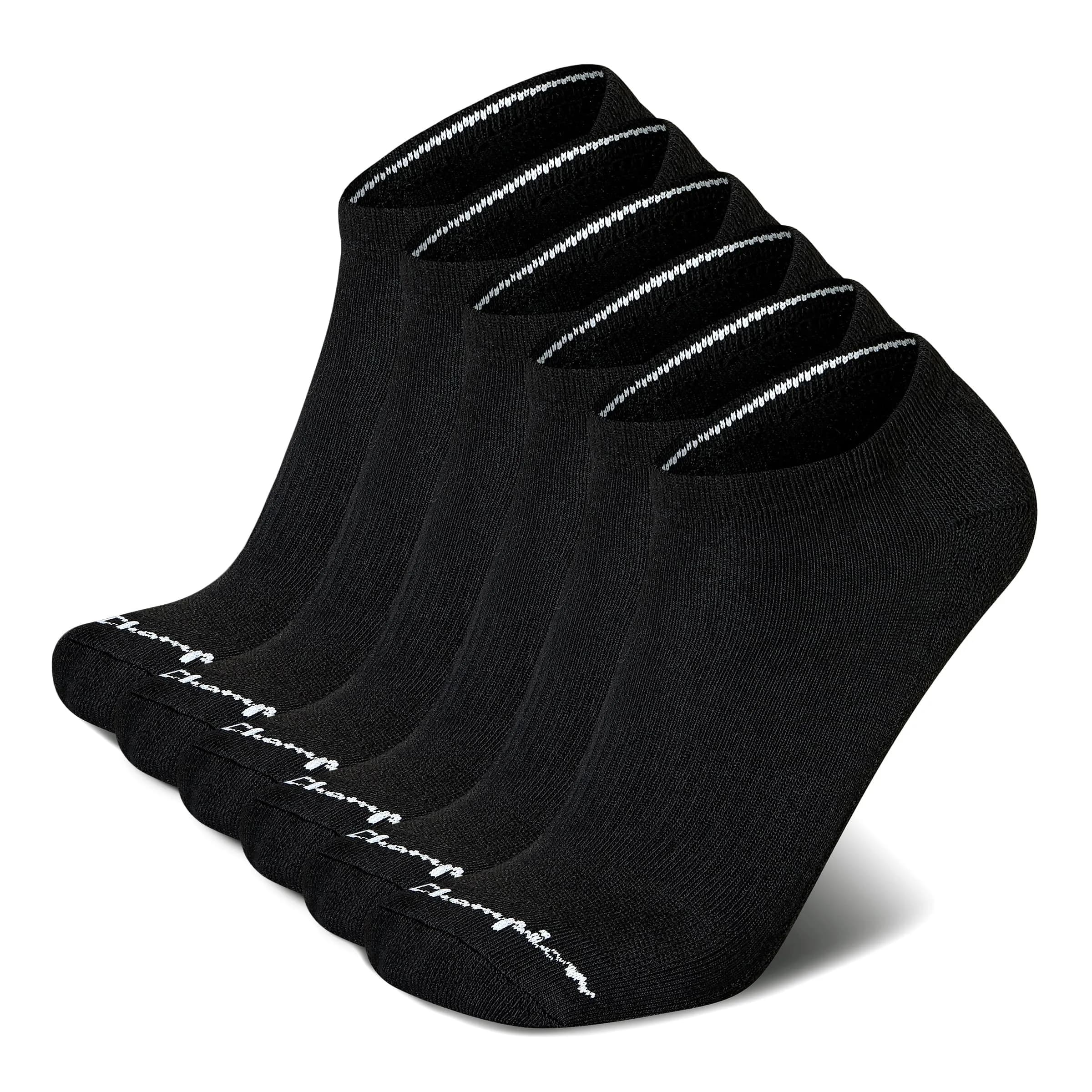 Champion Men's Low Cut Athletic Socks 6 Pack | Moisture-Wicking, Durable, Comfortable Fit - main product image