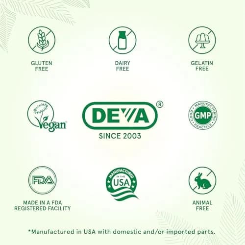 DEVA Vegan Sea Buckthorn Oil Capsules 2-Pack | Omega-7 Fatty Acids for Skin & Cellular Support thumbnail 4