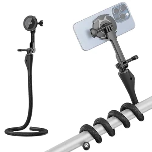 JJC Magnetic Flexible Arm with Clamp for MagSafe Phone & Action Camera | 313g (11oz) Bendable Mount thumbnail 1