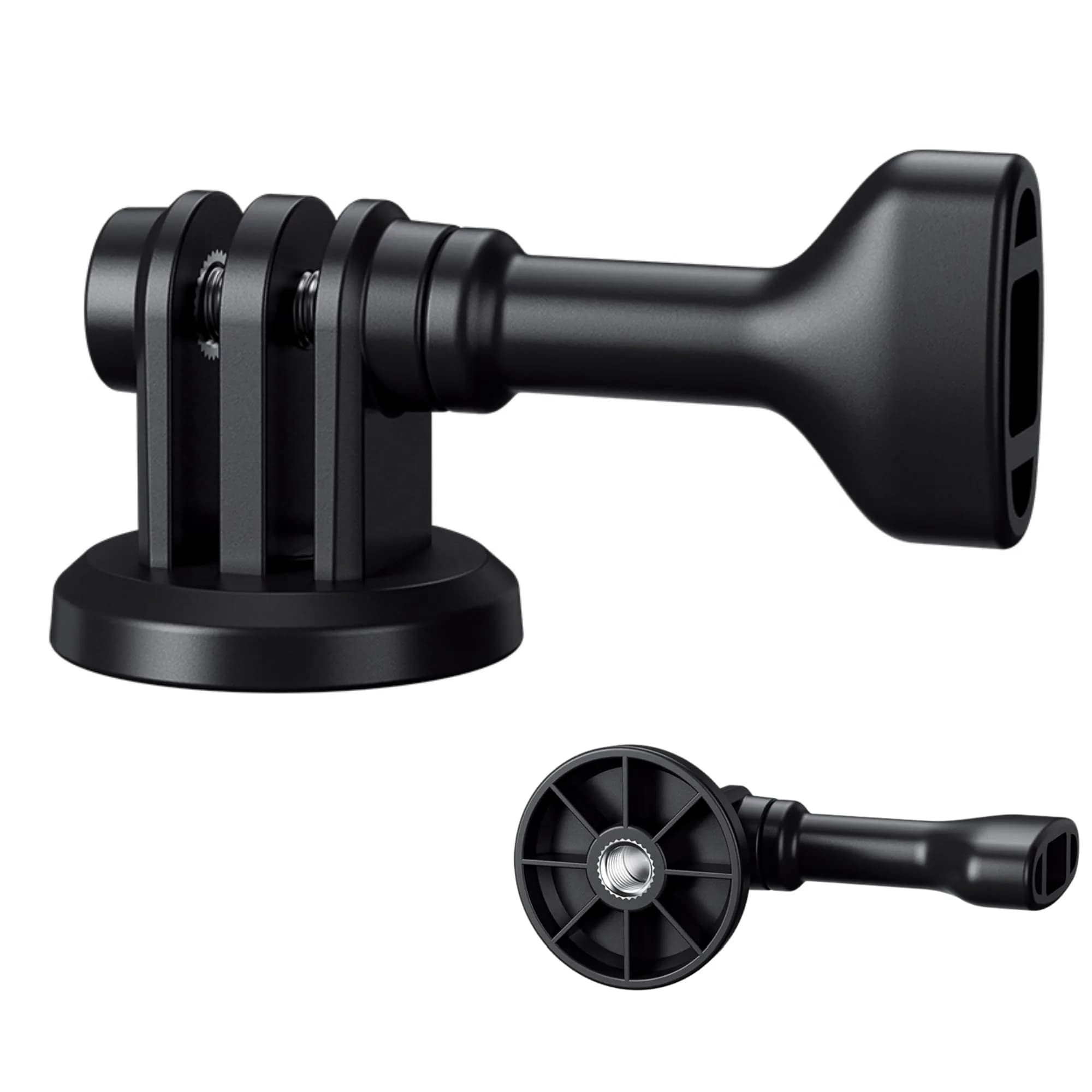 JJC Action Camera Tripod Mount Adapter with 1/4"-20 Hole for DJI Osmo Action Cameras | Lightweight ABS & Metal Build - main product image