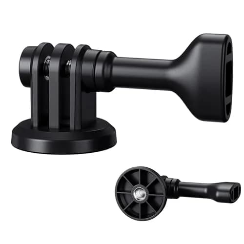 JJC Action Camera Tripod Mount Adapter with 1/4"-20 Hole for DJI Osmo Action Cameras | Lightweight ABS & Metal Build thumbnail 1