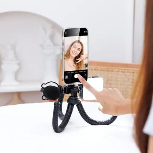 JJC Magnetic Flexible Tripod for MagSafe Phone & Action Camera, Bendable | 1kg (2.2lb) Load Capacity thumbnail 7
