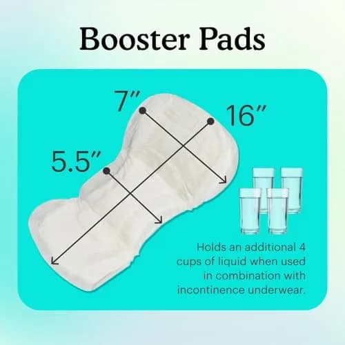 Because Overnight Booster Pads Fits All Adult Diapers | Extra Absorbency for Night Use thumbnail 7