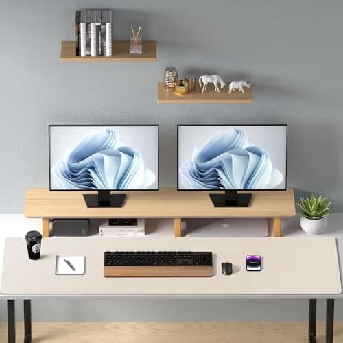 Aothia PU Leather Desk Pad Protector - Non-Slip Mouse Pad & Writing Mat for Office/Home, Waterproof, Easy to Clean (121.92cm x 43.18cm, Eggshell) thumbnail 8