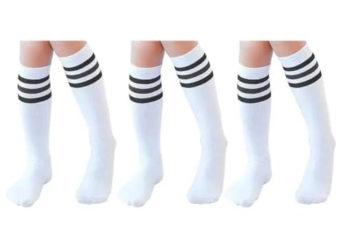 TOCONFFON Youth Soccer Socks Kids Boys Girls Knee High Long Socks 10-12 | Soft, Durable Cotton Blend for Active Kids thumbnail 8