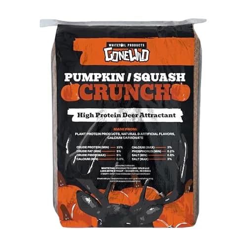Whitetail Products Gone Wild Pumpkin/Squash Crunch Deer Attractant 40 lb | High-Protein Natural Flavors for Deer thumbnail 1