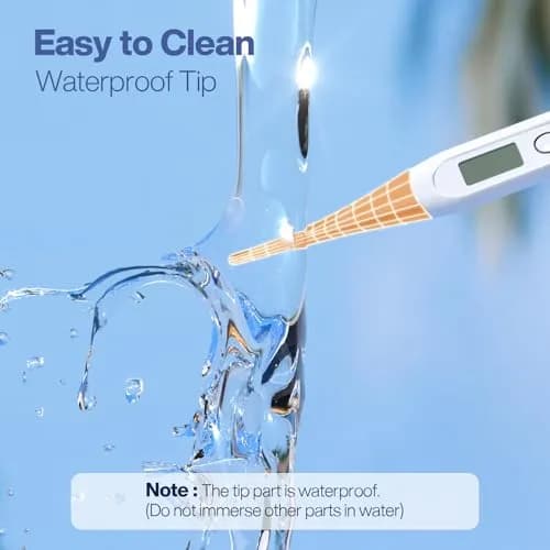Boncare Digital Thermometer for Adults, Kids & Babies, Orange | Fast 10-Second Reading thumbnail 5