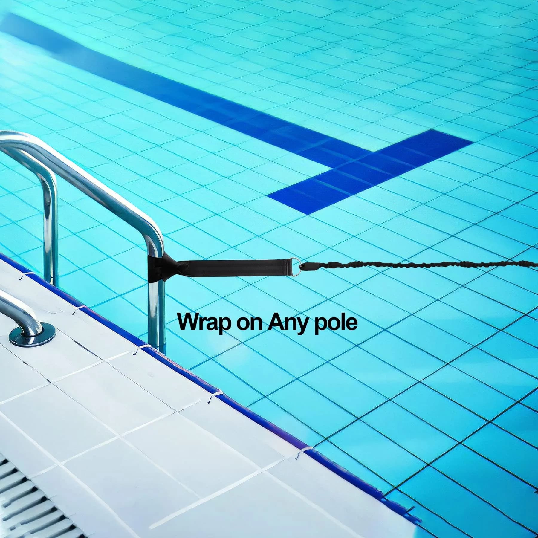Hikeen Swimming Training Belt 2-Pack | Stationary Swim Harness with 4M Tether for Endless Pools - view 5