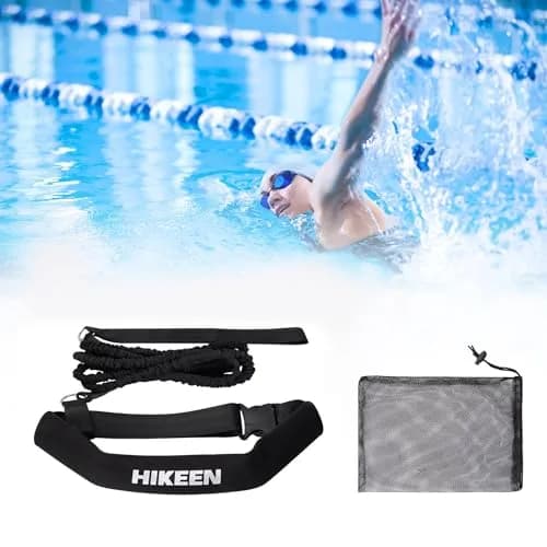 Hikeen Swimming Training Belt 2-Pack | Stationary Swim Harness with 4M Tether for Endless Pools thumbnail 7